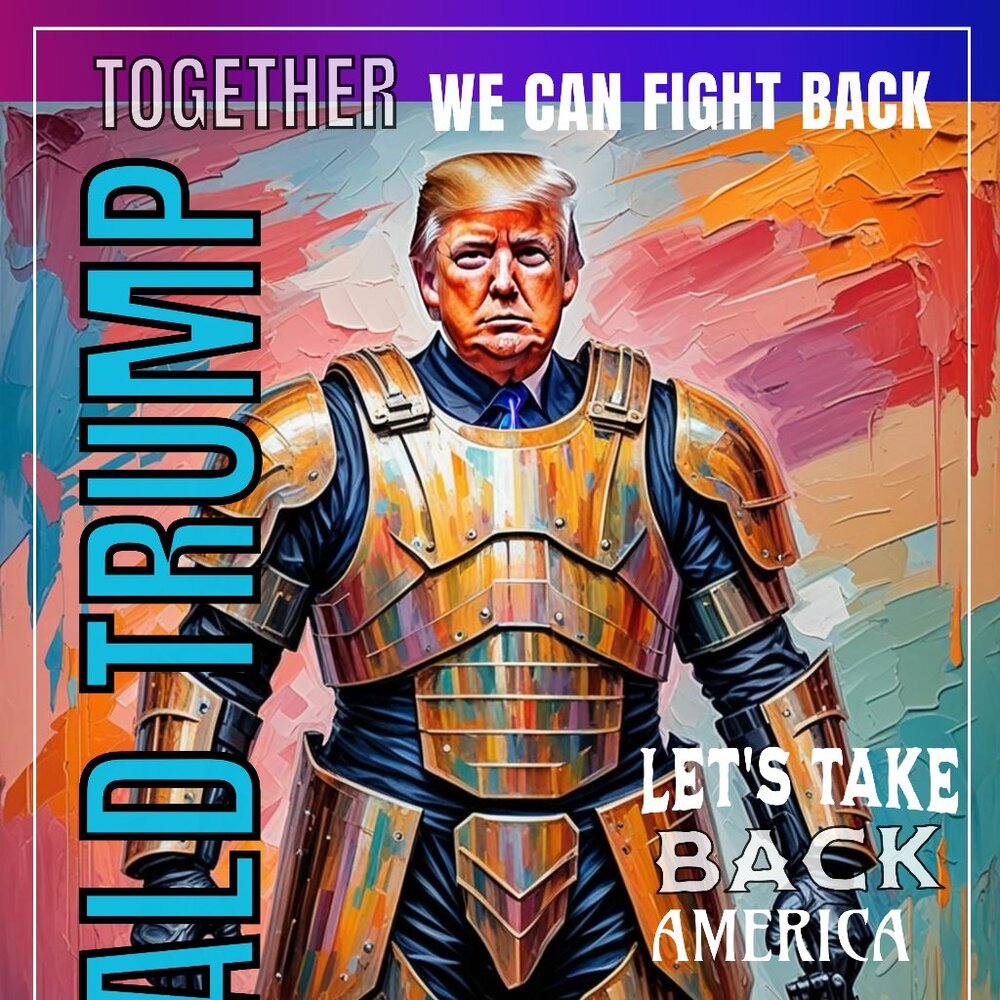 Donald Trump Custom Full Armor Card. ❤️‍🔥 Signed by the artist